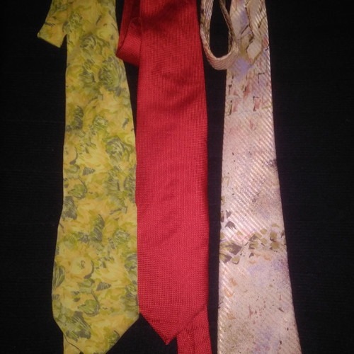 Silk Italian ties like new, set
