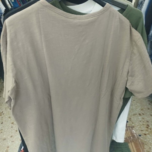 Men's Linen Brown Short-Sleeve Shirt New, Sizes 3XL-6XL