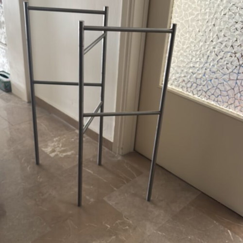 Towel Rack metal used, height 85 cm, width 36 cm