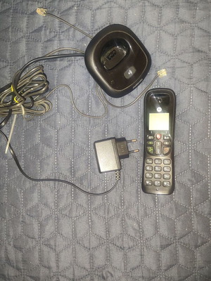 Τηλέφωνο Motorola ασύρματο, μαύρο