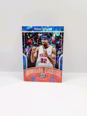 2018-19 Panini Contenders Optic Richard Hamilton Winning Ticket cracked ice card like new