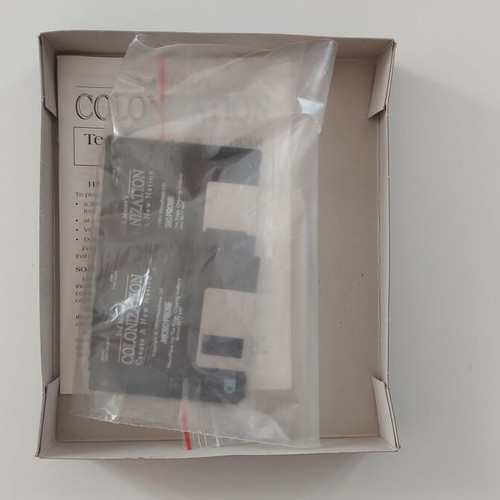 Sid Meier's Colonization PC game used, strategy, big box floppy 3.5