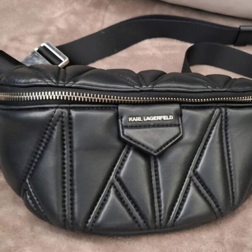 Karl Lagerfeld Banana Bag like new, black belt and crossbody