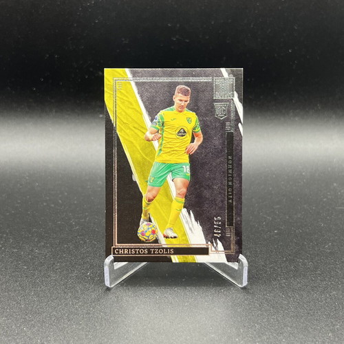 2021-22 Panini Impeccable Premier League Christos Tzolis RC card new