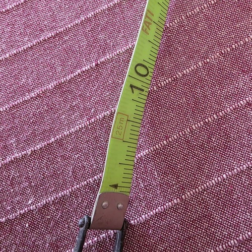 Vintage Italian Measuring Tape 25 Meters Used, 1970s