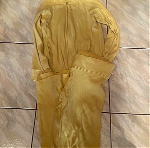 φόρμα Zara no medium ζακετα με παντελονι σε απαλό κίτρινο