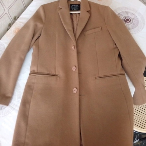 Enos coat used, beige, size 50