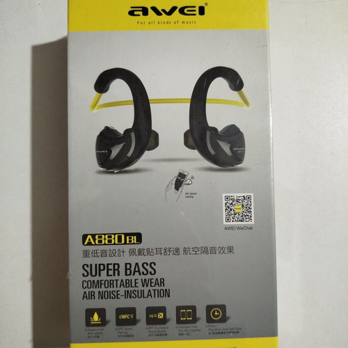 Awei A880BL Wireless Sports Headset new