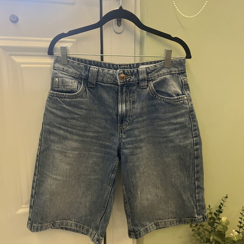 Bershka women's denim bermuda shorts like new, size XS 34