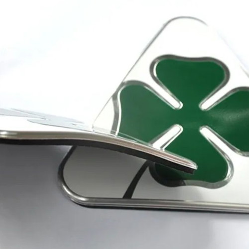 Alfa Romeo QV wing clovers new, aluminum pair
