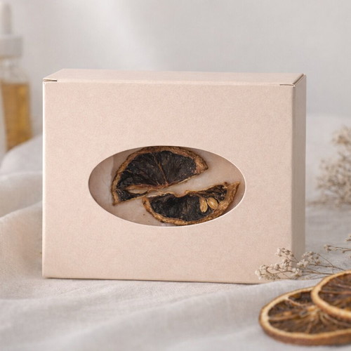Handmade soap new with dried oranges