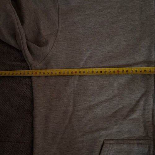 Sports jacket with zipper and hood gray, like new, XXL