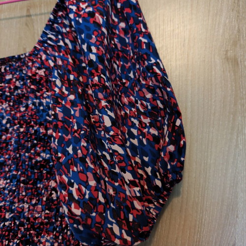 One-piece jumpsuit with vibrant colors