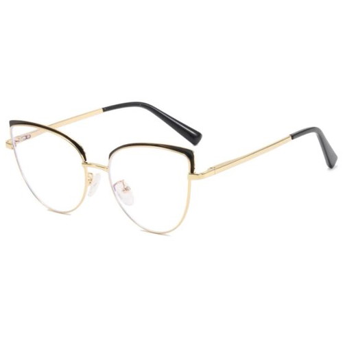 Glasses black - gold new