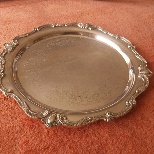Webster & Wilcox numbered silver plated piece like new