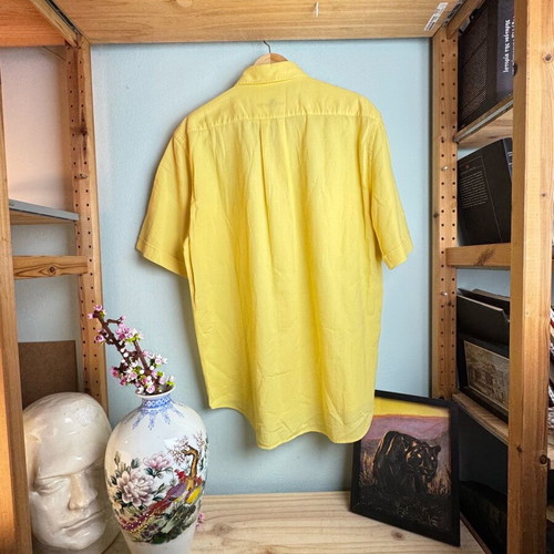Yellow short-sleeve shirt like new, size L
