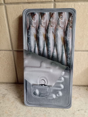Notepad with metal covers from Tiger like new, 10x20cm