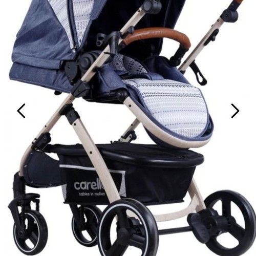 Carello M30 Travel System 3 in 1 stroller used, Premium edition bluejean
