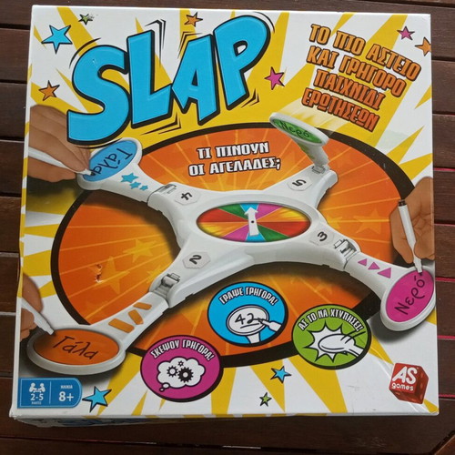 Slap board game used, AS Games without consumable markers