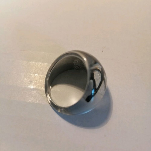 Plexiglass bicolor ring new