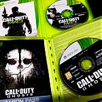  Call of duty Mw 3 & Ghost Xbox 360