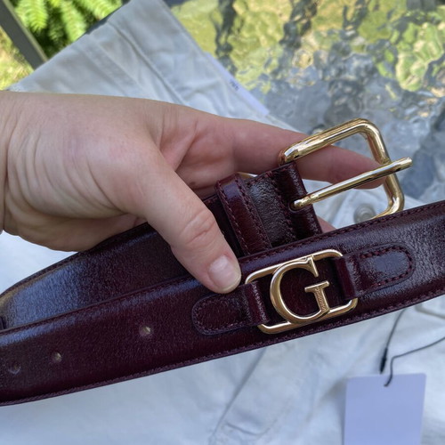 Guess leather belt, red, size 95