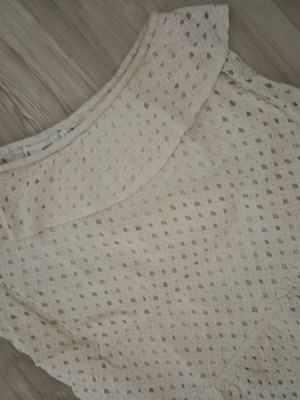 Mango white blouse like new, size M