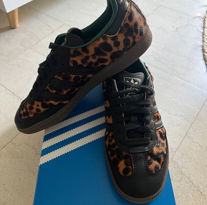 adidas Samba OG Black Green Leopard