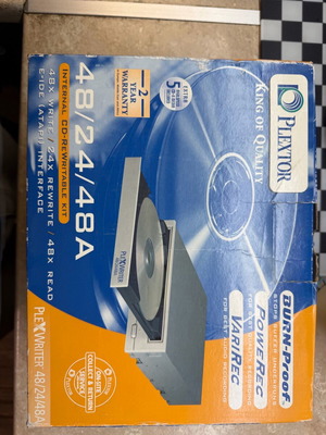 Plextor writer 48/24/48A καινούργιο αντιγραφικό CD