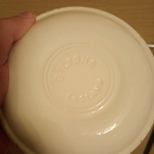 Biltons England coffee saucers used, vintage pack of two