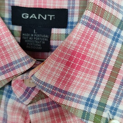 Gant Ohio Oxford men's shirt multicolor size L like new urban fit