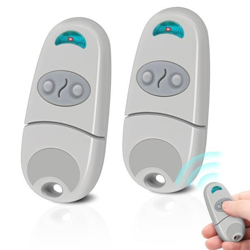 Garage door remote control 433.92 MHz, 2 channels, set of 2