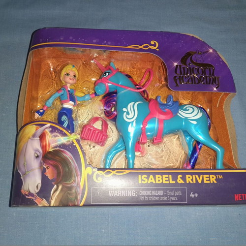 Σετ παιχνιδιών Isabel και River Unicorn Academy καινούργιο