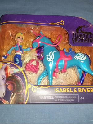 Σετ παιχνιδιών Isabel και River Unicorn Academy καινούργιο
