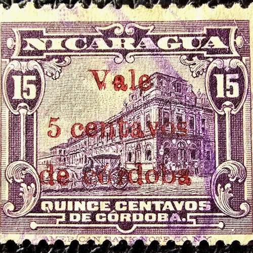 Nicaragua 1918 Stamp used