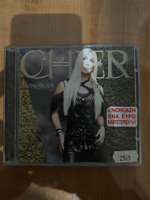 Living Proof CD by Cher like new, pop