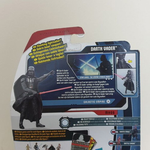 Star Wars Darth Vader Movie Heroes Hasbro new 2012
