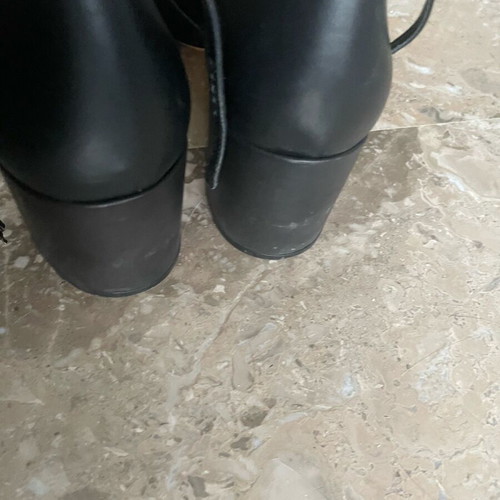 Salvatore Ferragamo shoes used, black, size 7 1/2, heel height 6 cm