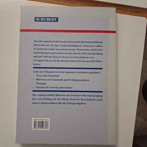 Das Oberstufenbuch like new, German language book