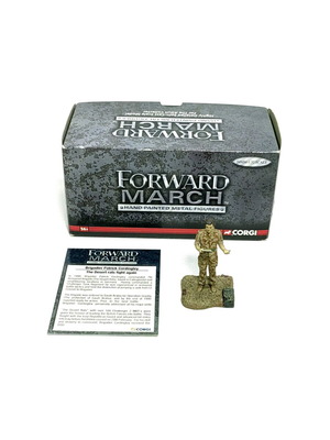 Corgi Forward March Brigadier Patrick Cordingley metal figure 1:32 scale like new