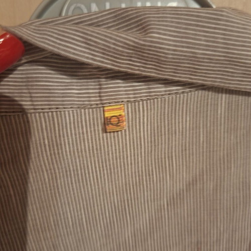Striped dress with waist tie and pockets
