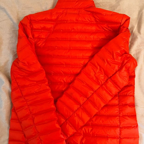 Adidas jacket orange like new, size L