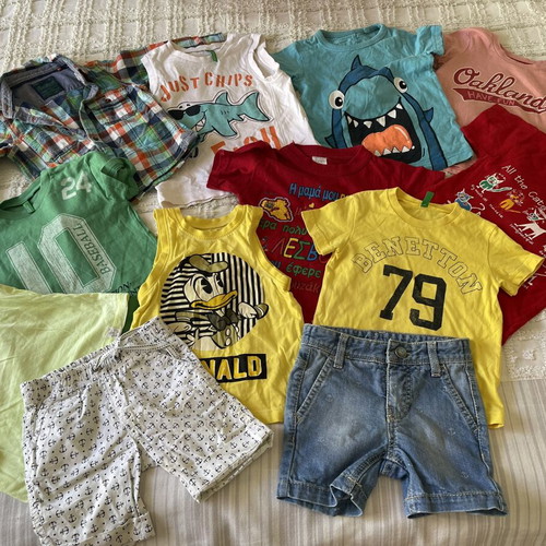 Summer clothing set for 1-year-old boy used