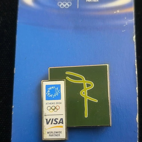 Athens 2004 Visa Pin like new