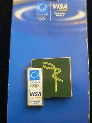 Athens 2004 Visa Pin like new