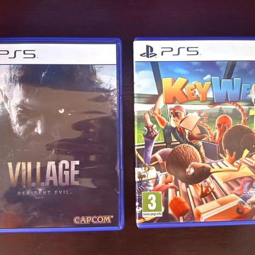 PS5 Παιχνίδια Resident Evil Village και KeyWe σαν καινούργια