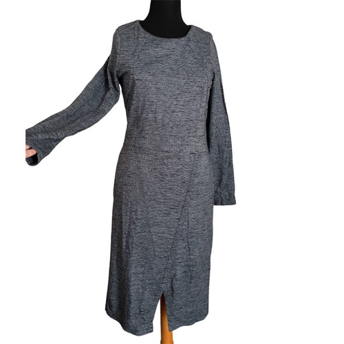 Street One pencil dress used, grey, stretchy fabric