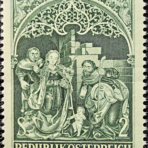 Austria 1967 Christmas Nativity stamp set, mint