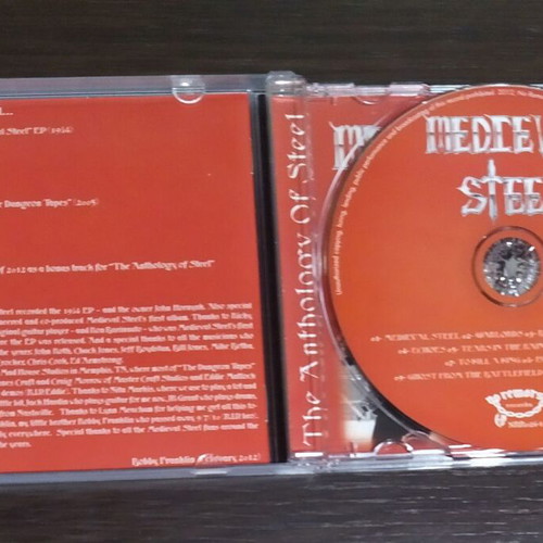 Medieval Steel - The Anthology Of Steel CD No Remorse Records limited edition used