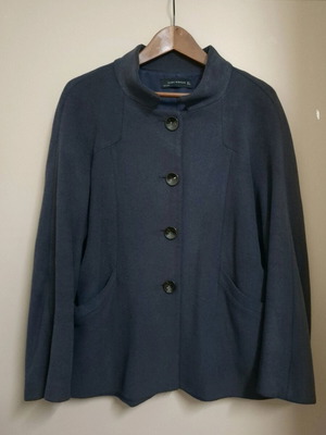 Zara Woman blue jacket size Large like new